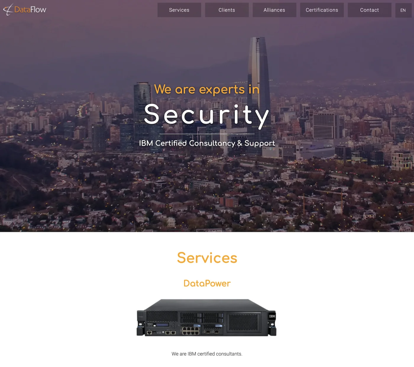 The DataFlow homepage